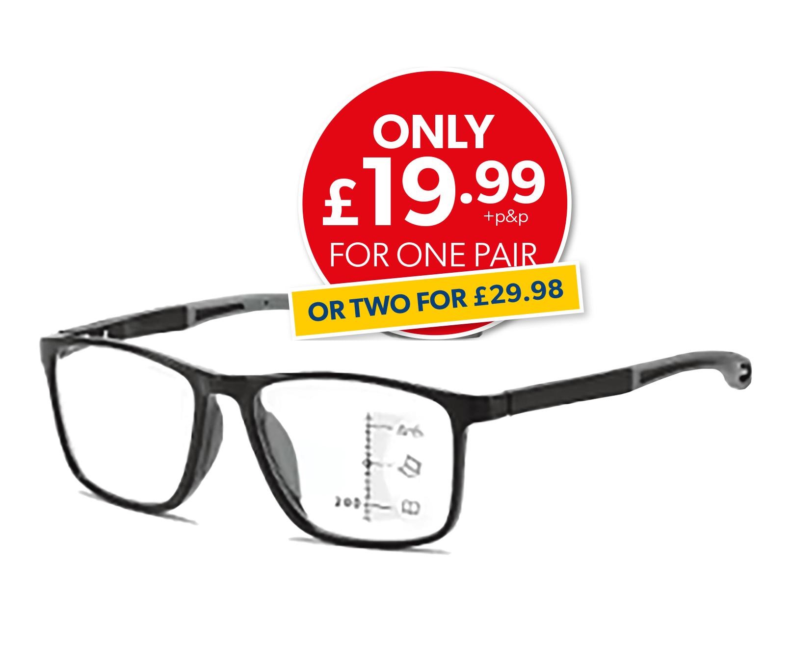 BUY 2 Pairs Progressive Glasses